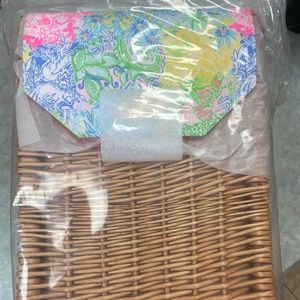 Lilly Pulitzer picnic basket